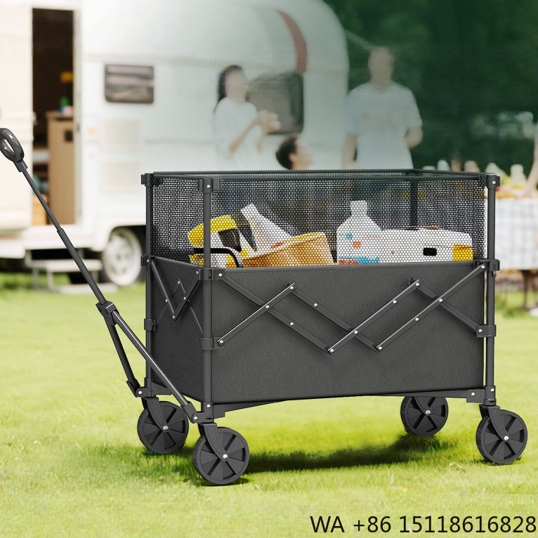Outdoor Furniture Shop - Carrello Pieghevole Multifunzionale con Telaio in