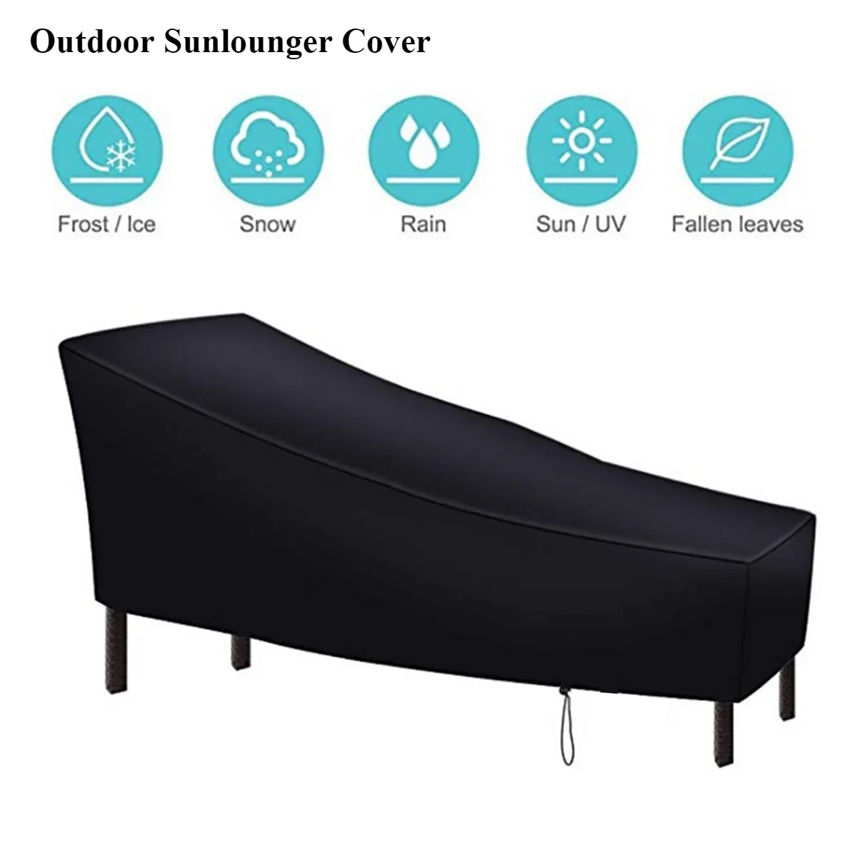 Outdoor Furniture Fabric Waterproof - Copertura per Lettino Prendisole in Tessuto