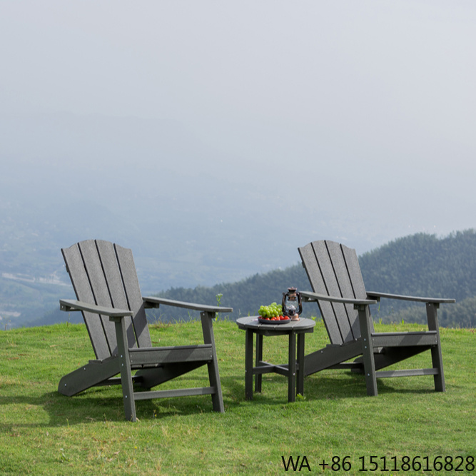 Outdoor Furniture Recycled Plastic - Sedie Adirondack Pieghevoli da Giardino in