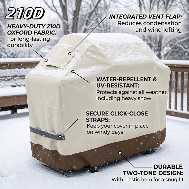 Outdoor Furniture Fabric Waterproof - Copertura per barbecue a gas 210D