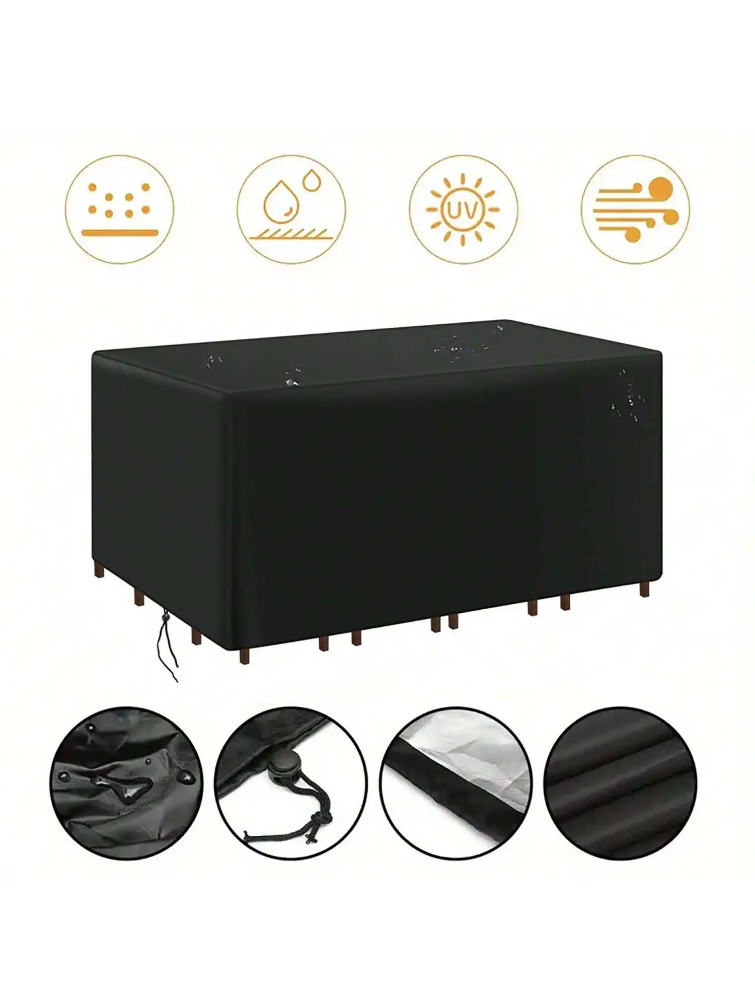 Outdoor Furniture Fabric Waterproof - Rivestimento antipolvere impermeabile per mobili da
