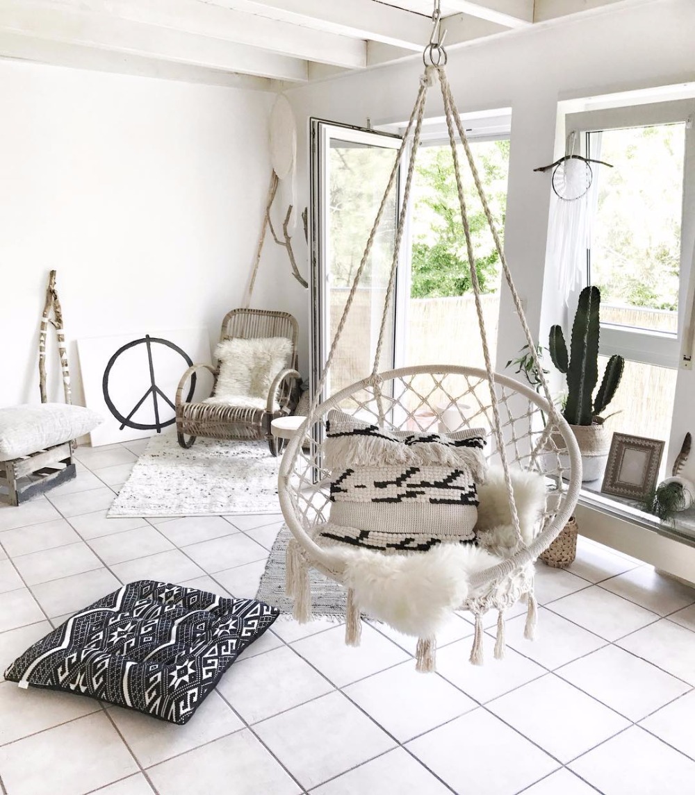 Outdoor Furniture Kids - 2025 Amaca sospesa rotonda lavorata a