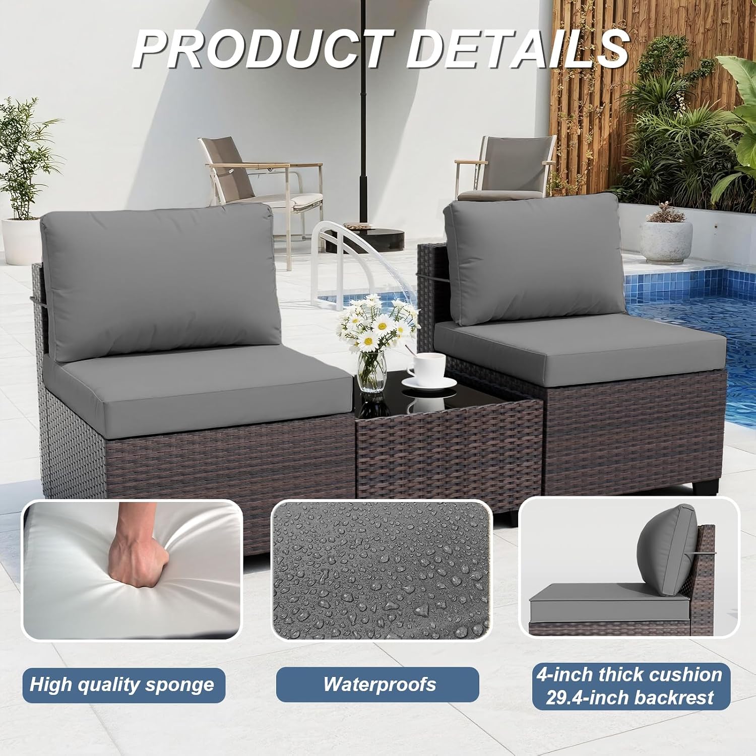 Set Divano Sezionale da Estern - Outdoor Furniture With Fire Pit recensione e prezzo