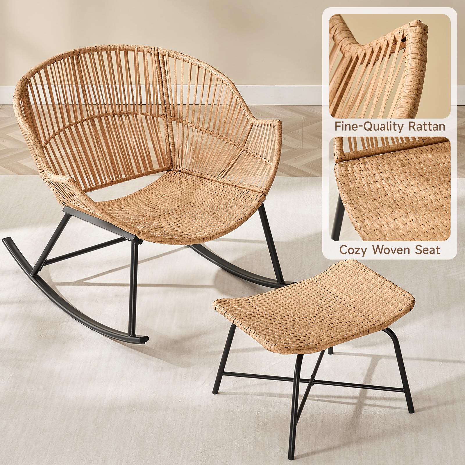 Sedia a dondolo Papasan in rat - Outdoor Furniture Egg Chair recensione e prezzo