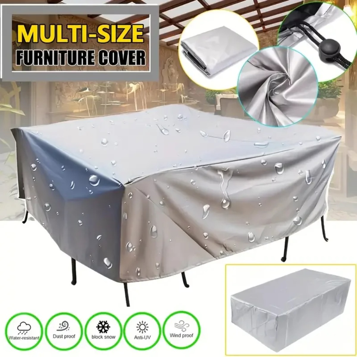 Coperture per Mobili da Giardi - Outdoor Furniture Fabric Waterproof recensione e prezzo