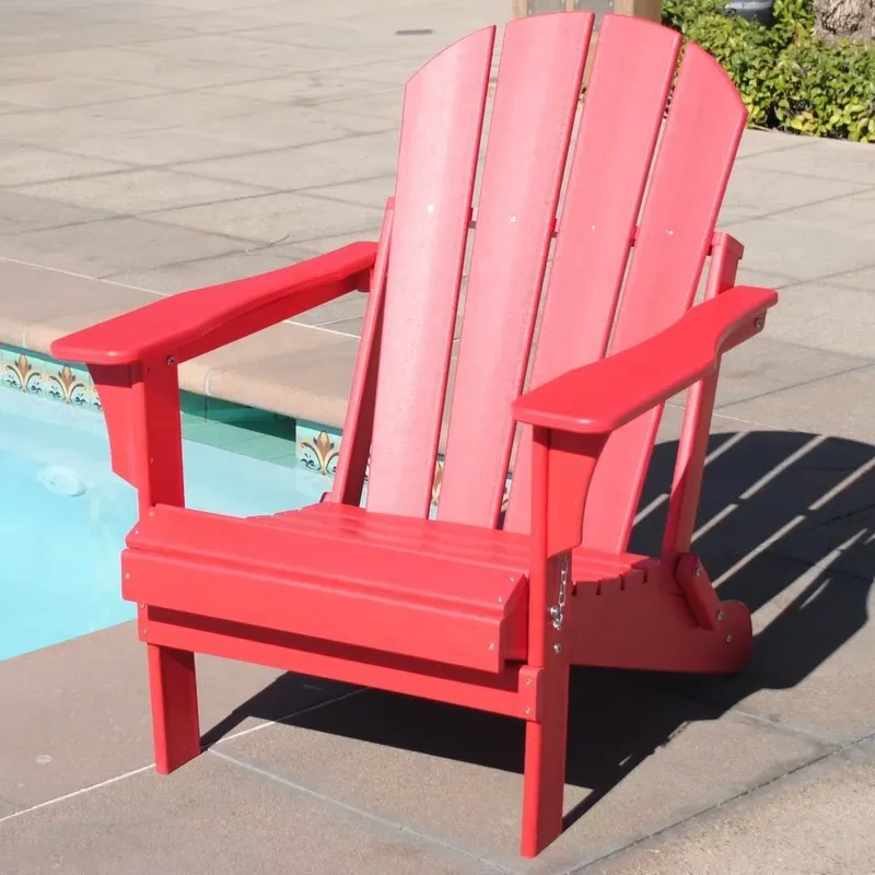 Sedia Adirondack Pieghevole in - Outdoor Furniture Recycled Plastic recensione e prezzo
