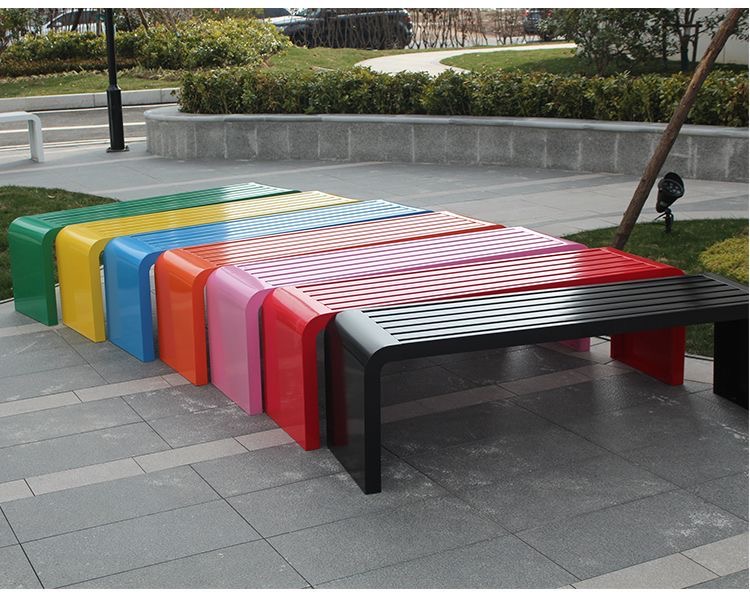 Panca in metallo in acciaio la - Outdoor Furniture Bench recensione e prezzo
