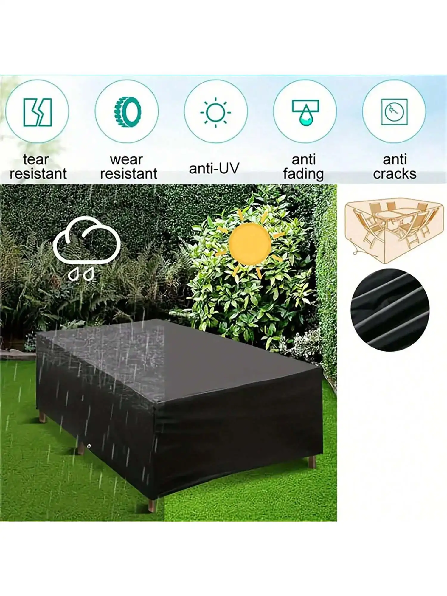 Rivestimento antipolvere imper - Outdoor Furniture Fabric Waterproof recensione e prezzo