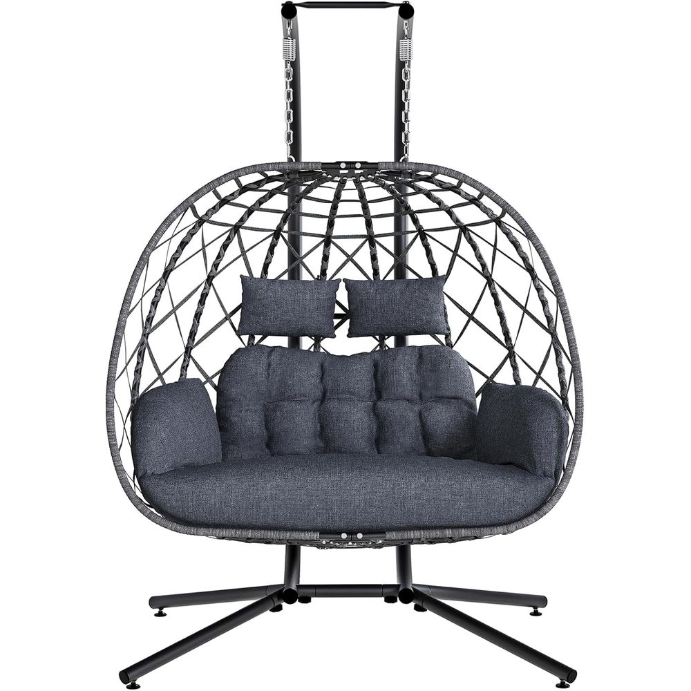 Sedia a dondolo doppia a forma - Outdoor Furniture Egg Chair recensione e prezzo