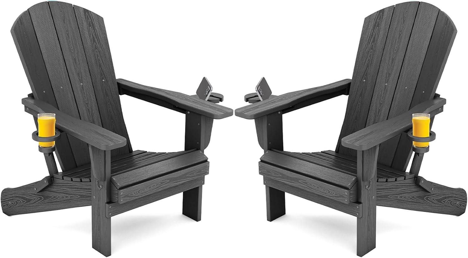 Set di Due Sedie Pieghevoli da - Outdoor Furniture With Fire Pit recensione e prezzo